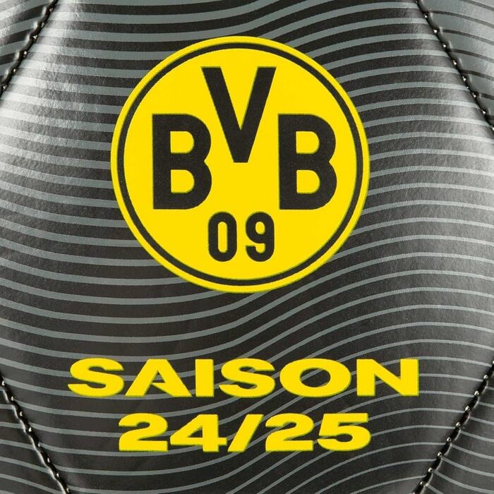 Футбольний м'яч Borussia Dortmund BVB 2024/25 з автографами, жовтий, розмір 5