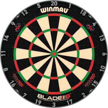 Дошка для дартсу WINMAU Blade 6 з карбоновими жилами