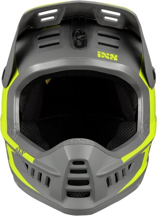 Шолом для даунхілу IXS XACT EVO лайм-графіт, MTB, захисний