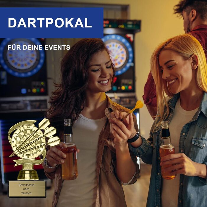 Чашка Golden Dart 14 см, гравіювання, мармурова основа