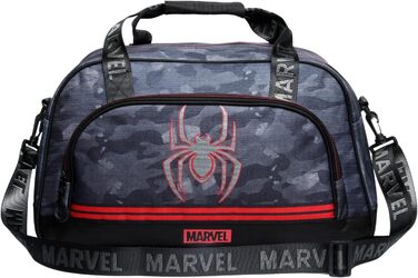 Спортивна сумка KARACTERMANIA Spiderman з темною кишенею, різнокольорова, One size