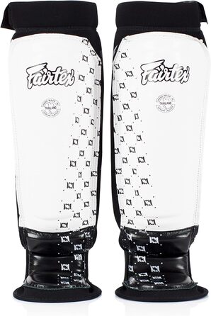 Щитки Fairtex SP6 (M, білий/чорний)