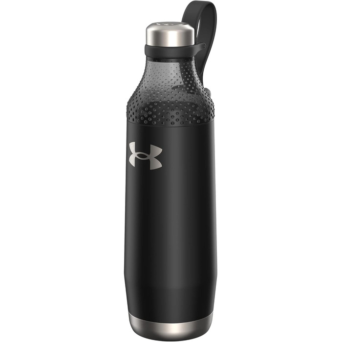 Пляшка для води Under Armour Infinity 650 мл, сатинова чорна, спортивна, 22oz