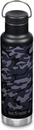 Термос Klean Kanteen Classic з петлевою кришкою, Black Camo, універсальний розмір