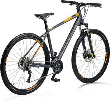 Дюймовий гірський велосипед Чоловічий MTB велосипед Hardtail Fusion 27 швидкісний Shimano ALIVIO RD-M3100 SGS - висота рами 42, 46, 50 та 54 - модельний рік 2024 42см (зріст 155-165см), 29