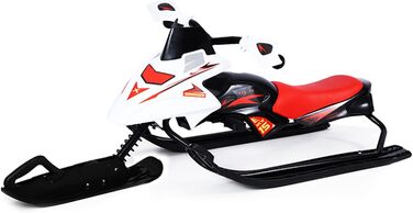 Санки Snow Racer з кермом, Red, для дітей від 4 років, 120 см