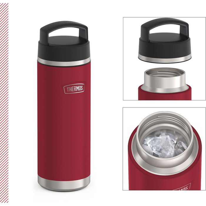 Пляшка Thermos Icon 710 мл, темно-сіра, нержавіюча сталь, ізольована