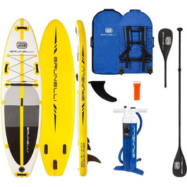 Надувна SUP-дошка Brunelli 10.0 Premium 305x78 см для веслування стоячи, серфінгу, з веслом