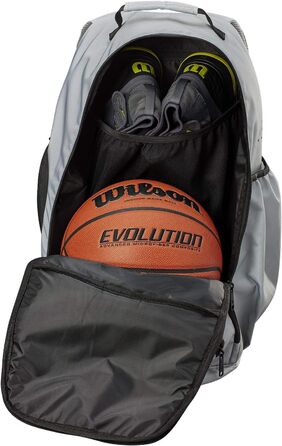 Рюкзак Wilson Evolution для баскетболу, унісекс, чорний/сірий