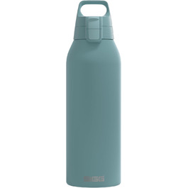 SIGG металева пляшка для води Shield ONE, нержавіюча сталь, для газованих напоїв, герметична, легка, без BPA, 0,75/1 л