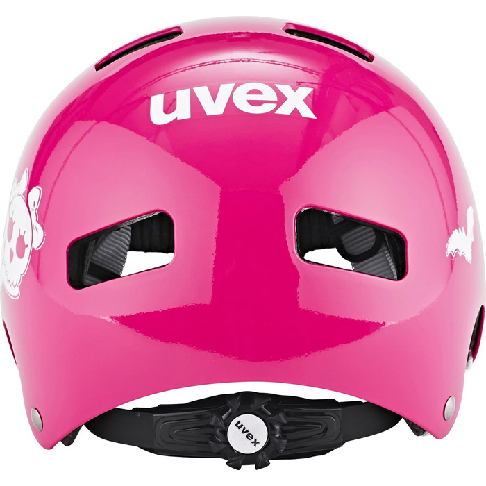 Дитячий велосипедний шолом Uvex Kid 3, рожевий (Scary Pink), 51-55 см