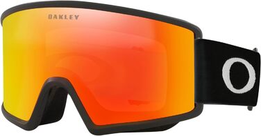 Чоловічі гірськолижні окуляри Oakley Target Line M матовий чорний/вогняний іридій