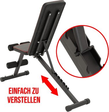 Лава для фітнесу Weight Bench Складна багатофункціональна тренувальна лава для живота Похила лава з регульованою спинкою в 7 напрямках, з навантаженням на еспандер 300 кг, сидячи