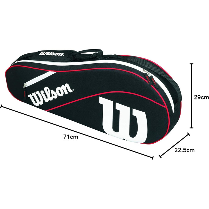 Тенісна сумка Wilson Advantage серії Advantage III чорна