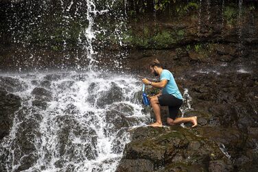 Пляшка для води LifeStraw 1 л пластик 006-6002148 2 ступені прозора 1 л прозора