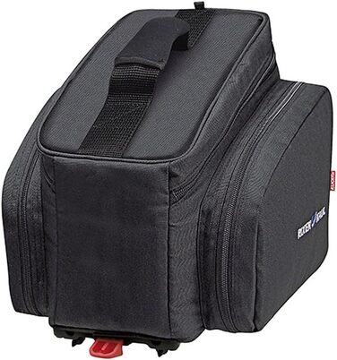 Велосумка KLICKfix Rackpack 2 для багажника Racktime, чорна, 35x24x23 см