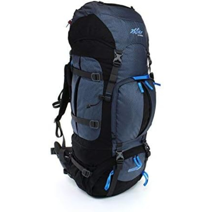 Туристичний рюкзак Tashev Outdoors Mount 100+20 л з дощовиком, фронтальне та верхнє завантаження, для жінок і чоловіків, виготовлений в ЄС