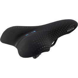 Велосипедне сідло Selle San Marco Bioactive Trekking Gel чорне, замша, унісекс