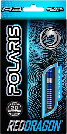 Професійний набір дротиків RED DRAGON Polaris Wolfram з насадками та стрижнями Nitrotech