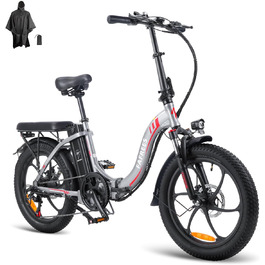 Велосипед Fafrees E-Bike 20, 36В 16Ач, 250Вт, Shimano 7S, сірий