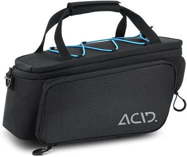 Велосипедна багажна сумка acid Trunk City 8+16 л Rilink, чорна