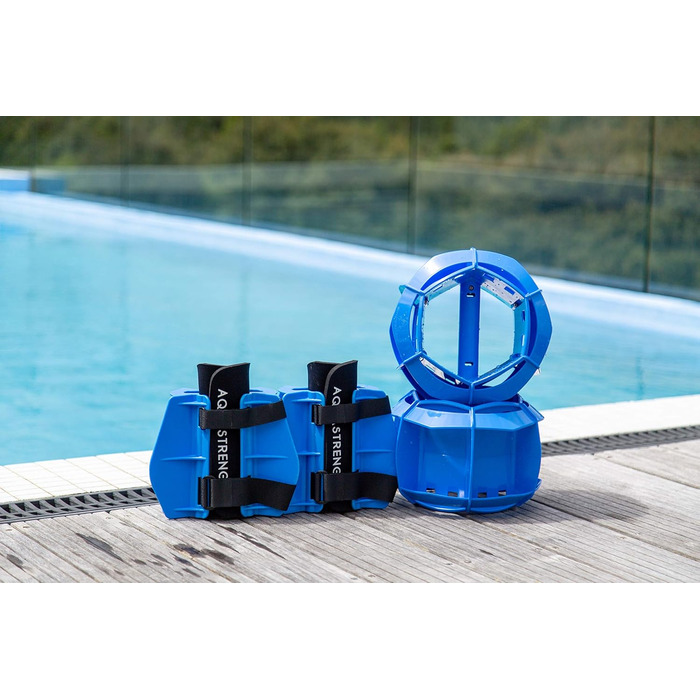 Aquastrength Total Body Bundle (синій) – функціональний набір для аквафітнесу з онлайн-відеоуроками та програмою тренувань
