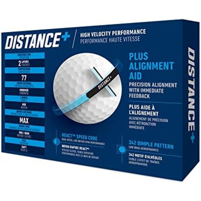 М'ячі для гольфу TaylorMade Distance - відстань і точність