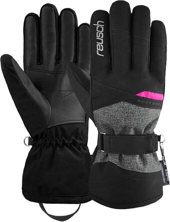 Жіночі рукавички Reusch Hellen R-TEX XT 7771 Blck/Blck Melang/Pink Glo 8