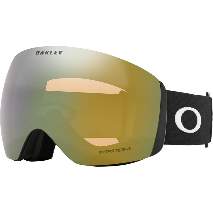 Гірськолижні окуляри Oakley Flight Deck Prizm, матові чорні призми шавлії золоті