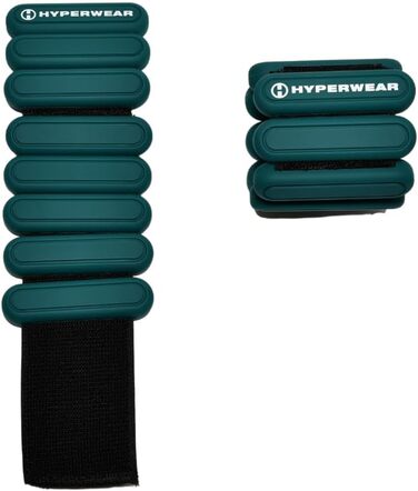 Гантелі-обважнювачі для зап’ясть і щиколоток HYPERWEAR 0,5 кг, регульовані ваги для жінок для ходьби, бігу, пілатесу, йоги, барре, стильний дизайн