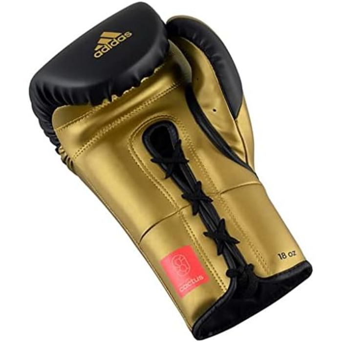 Боксерські рукавички adidas Tilt 350 Pro з шнурівкою, унісекс, веганська шкіра, для боксу, кікбоксингу, MMA, з новою технологією нахилу