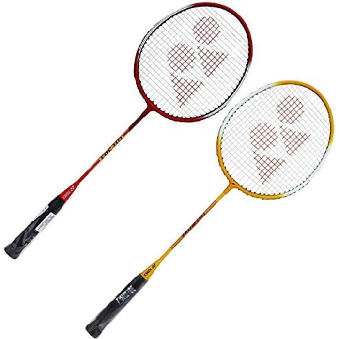 Набір ракеток Yonex GR 303, 2 шт. (жовтий/червоний) з покриттям