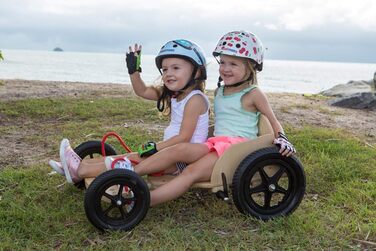 Дитячий велосипедний шолом Kiddimoto Goggle Pilot M, 53-58 см, синій, для дітей 5-12 років