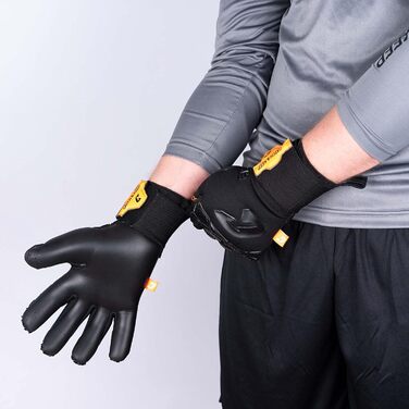 Професійні воротарські рукавички CATCH & KEEP Fly Soul Octopus Grip Hybrid Cut, футбольні, дихаюча сітка, Punching Zone 3.0