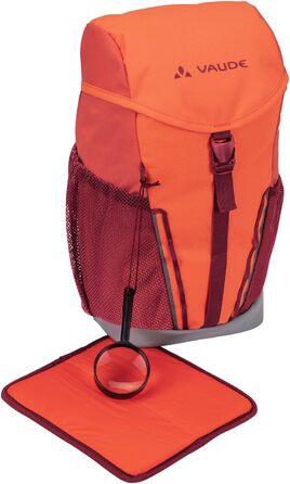Дитячий рюкзак VAUDE Puck 10 л для хлопчиків і дівчаток, туристичний та шкільний, водостійкий, з дощовиком і лупою, синій