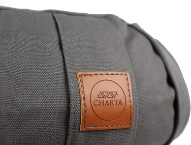 Подушка для медитації CHAKTA Yoga Cushion Zafu 100 бавовна наповнена 100 органічним лушпинням спельти з Австрії. Медитація йоги з чистим комфортом і стабільністю