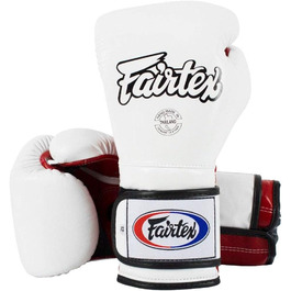 Боксерські рукавички Fairtex BGV9, біло-червоні, 12 унцій