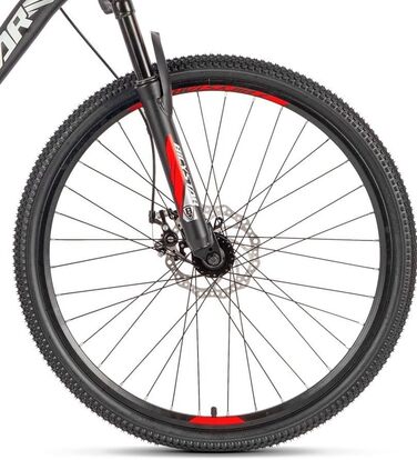 Велосипед E-ROCK EX-6 Hardtail MTB, 21-швидк., підвіска, дискові гальма, 29'