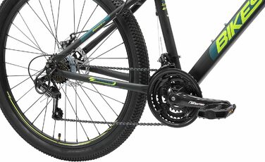 Гірський велосипед BIKESTAR Hardtail Shimano 21 швидкісна передача, дискове гальмо 26, шини 27.5, 29 дюймів 15 17 19-дюймова рама MTB Кадр 15 (кадр 17', 27,5 чорний)