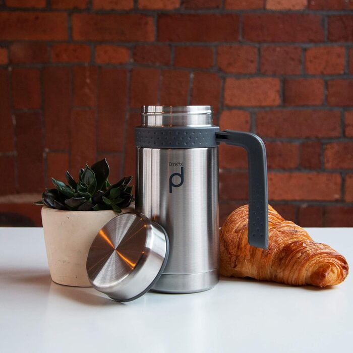 Термос Pioneer Flasks з нержавіючої сталі, вакуумна ізоляція, 0,45 л, герметичний, компактний