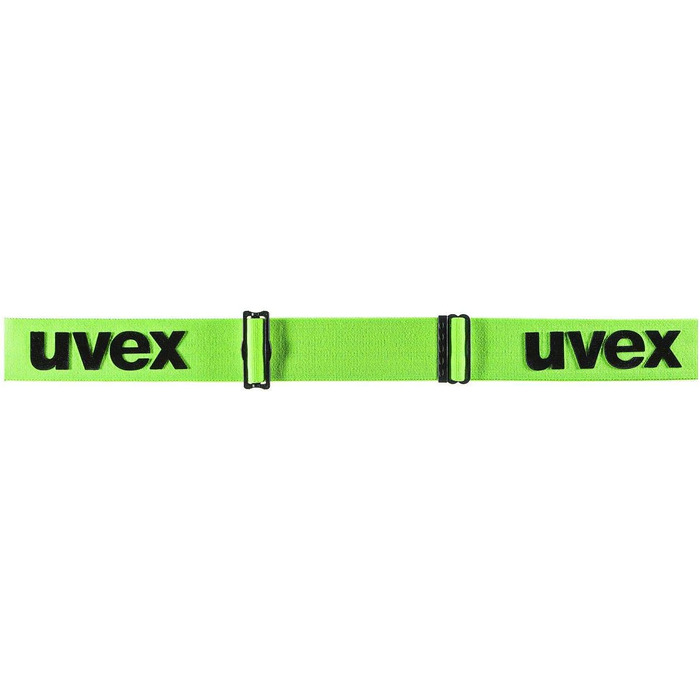 Гірськолижні окуляри Uvex Unisex Downhill 2100 Cv () (One Size, чорний килимок/зелено-помаранчевий)