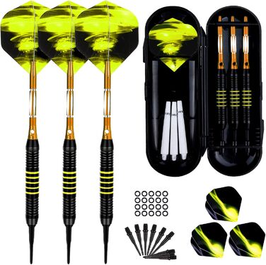 Набір GUBOOM Soft Darts 18 г 3 жовті для електронних дротиків