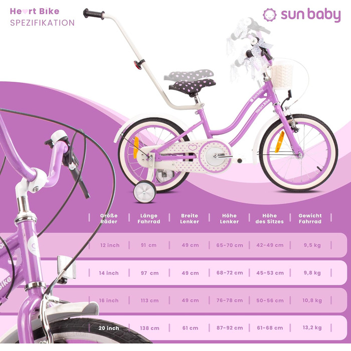 Велосипед Sun Baby Heart Bike 20