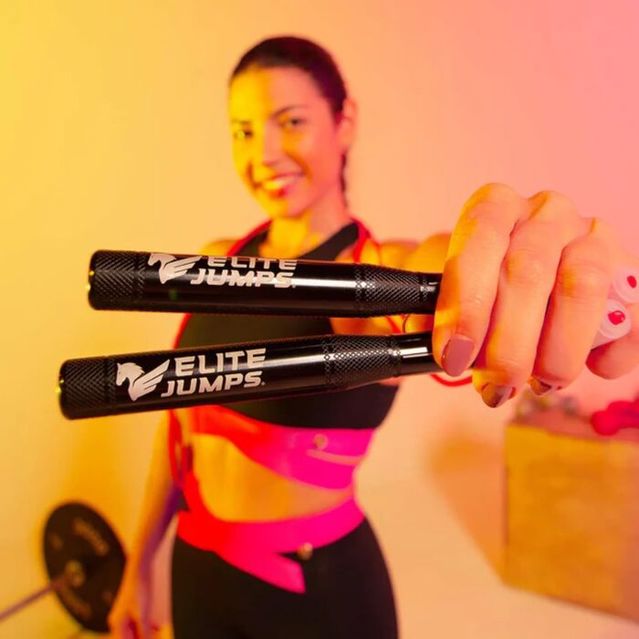 Скакалка Elite Jumps для фітнесу та тренувань, легка і міцна, швидкісна, спортивна, преміум-якість