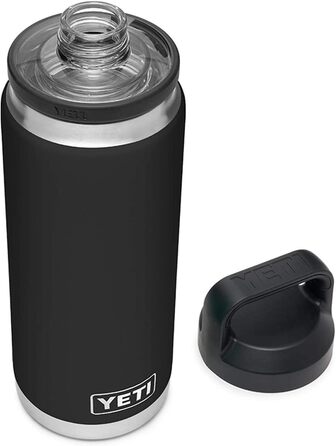 Термобутилка YETI Rambler з кришкою Chug, чорна, 760 мл