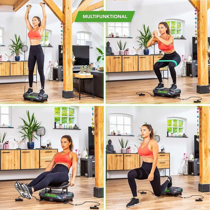 Вібраційна платформа Tunturi Cardio Fit V10/V20 з вібраціями для фітнесу