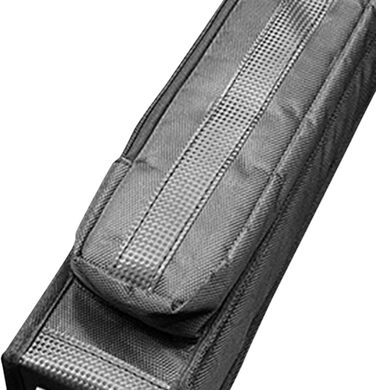 Сумка для більярду Dickly Pool Cue Bag 4 отвори Футляр для зберігання більярду Легкий захисний тримач Чохол з PU шкіри (5 отворів чорний)