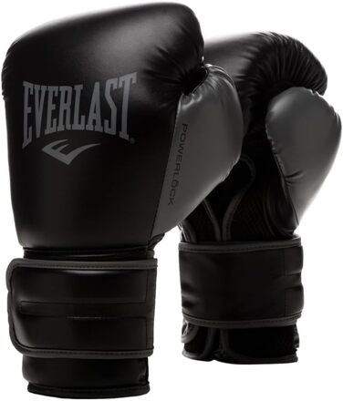 Рукавички Everlast Unisex для дорослих Powerlock 2R (чорні, 10 унцій)