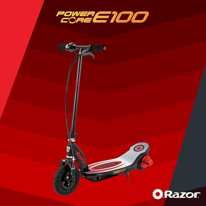 Електросамокатб Razor Power Core E100, 100 Вт, 8", до 11 миль/год, 60 хв, від 8 років