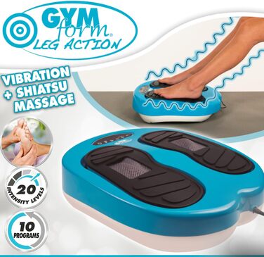 Масажер для ніг GYMFORM Leg Action Platinum, електричний, 10 програм